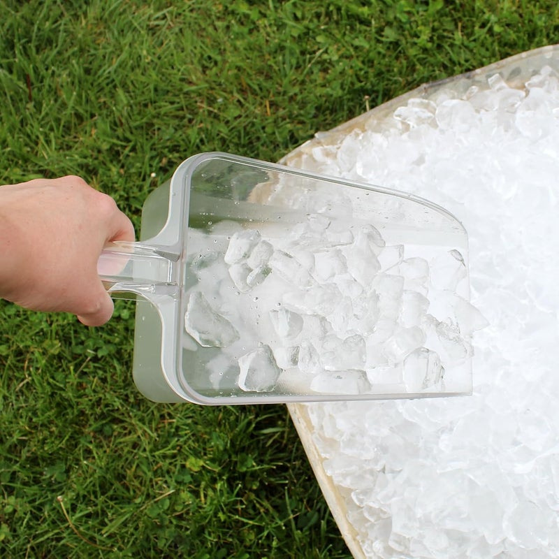 Darware Commercial Ice Scoop with Metal Holder, 7-Cup Capacity (58 Fluid Oz.) - Image 2